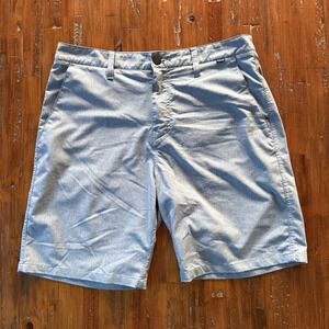Hurley Phantom Walk Shorts Men's 33 Blue Stretch Hybrid Surf Casual